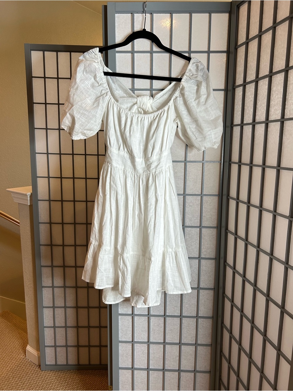 SHEIN White Lightweight Cotton Dress